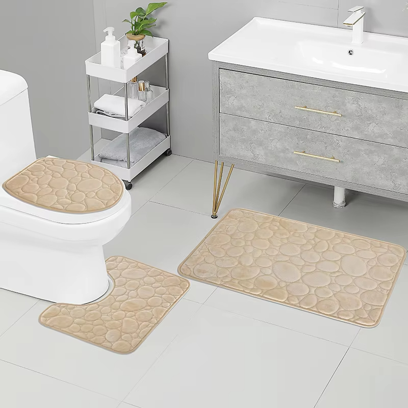 3PCS/Set Bath Mats Nonslip Sof - Quick Dry Diatomite Bath Mat recension och pris