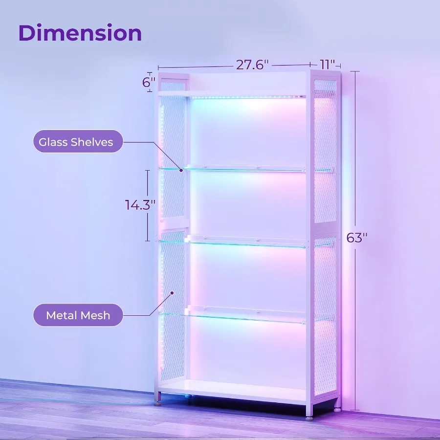 Display Case with Open Glass S - Lighting recension och pris