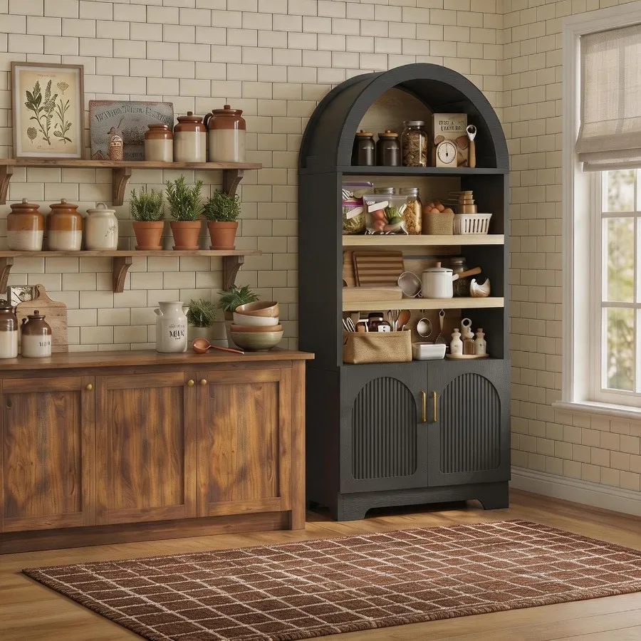 71 Tall Arched Kitchen Pantry  - Storage & Organization recension och pris