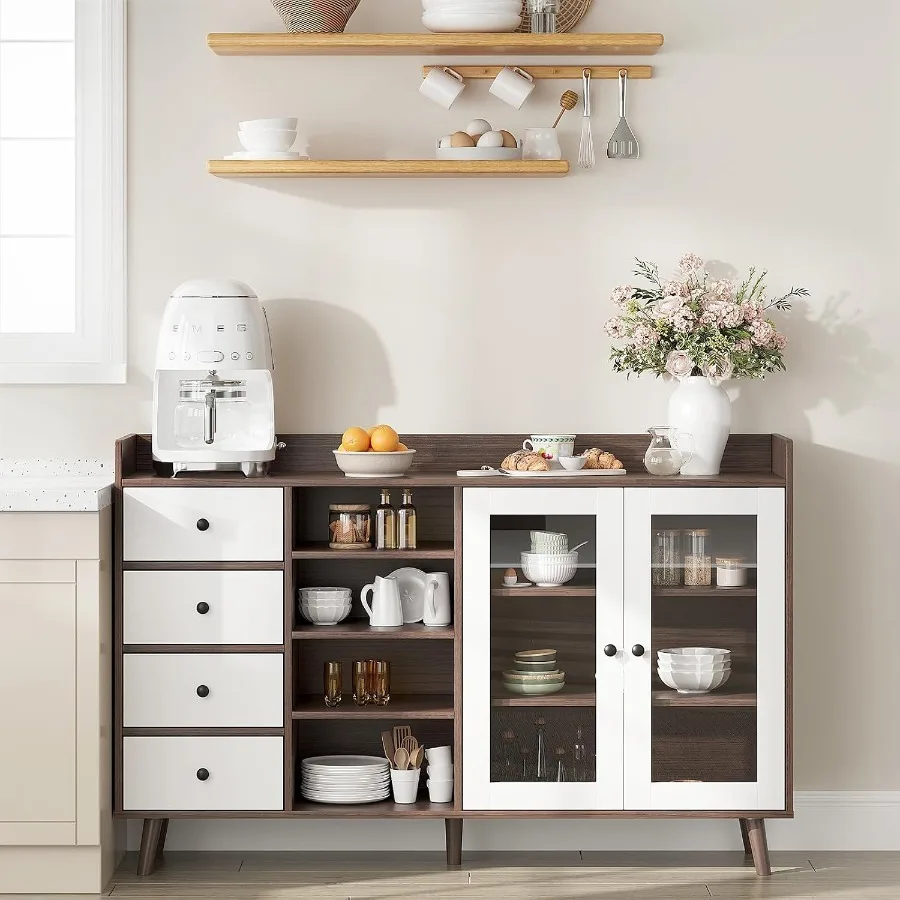 55 Glass Door Sideboard for Li - Storage & Organization recension och pris
