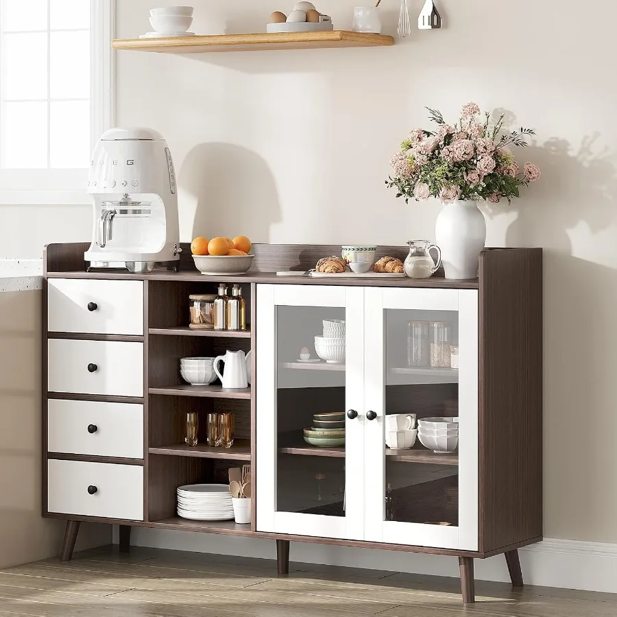 55 Glass Door Sideboard for Li - Storage & Organization recension och pris