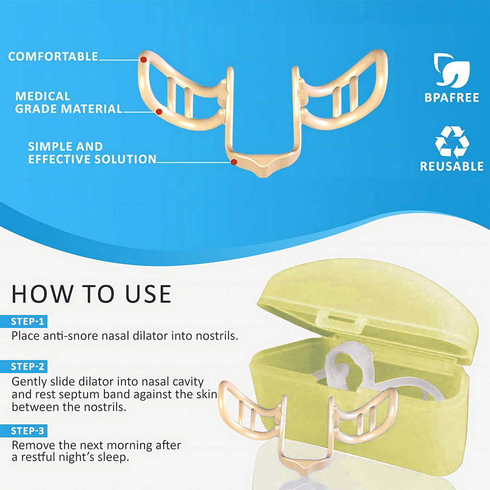 Anti Snore Nasal Dilator Stop  - Anti Snore Contour Pillow recension och pris