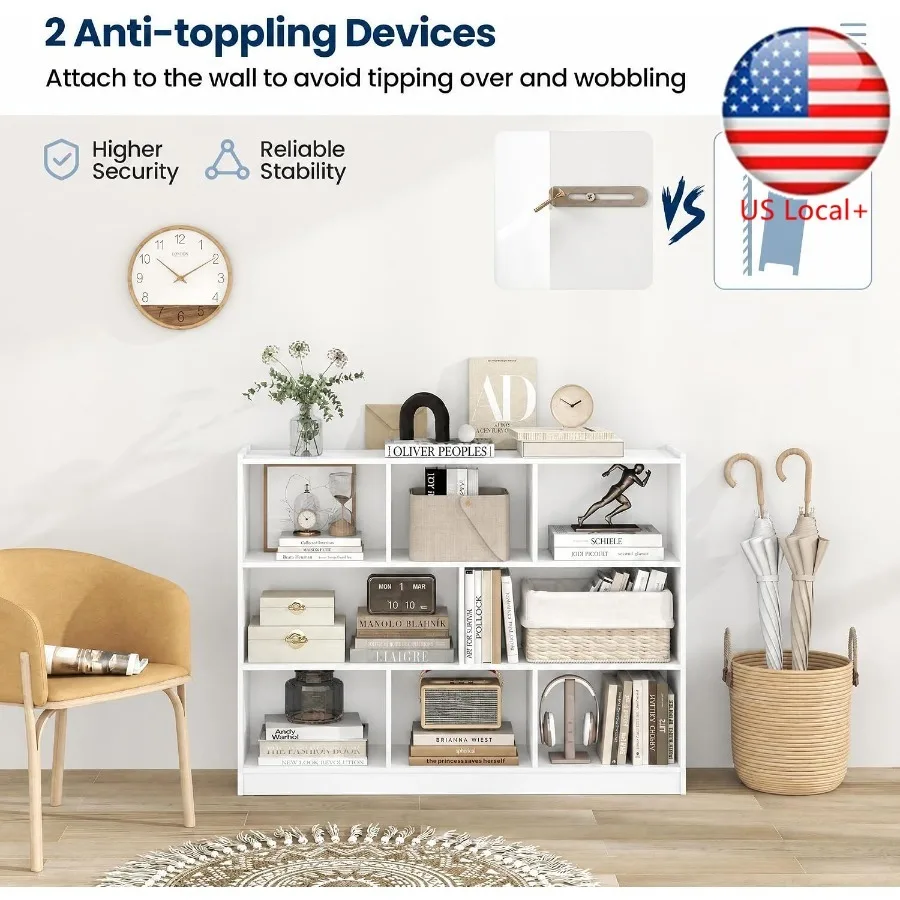 8-Cube Bookcase for living roo - Storage & Organization recension och pris