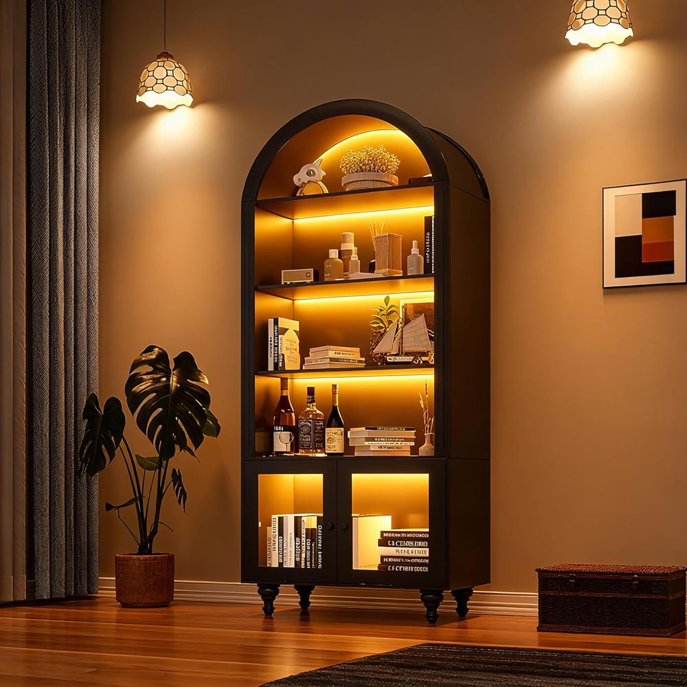 Wooden Arched Display Storage  - Storage & Organization recension och pris
