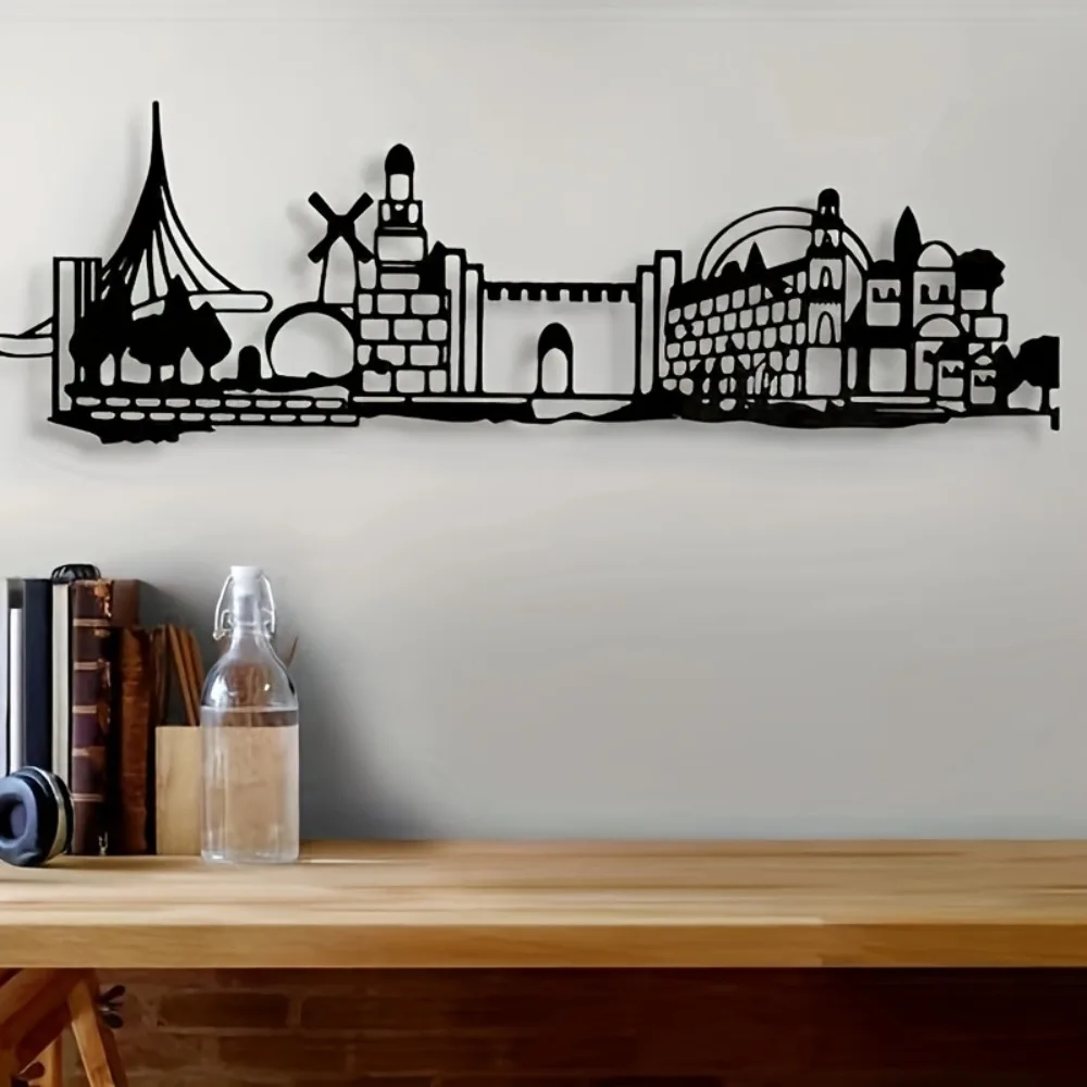 CIFBUY Iron Wall Art Jerusalem - Home Decor recension och pris