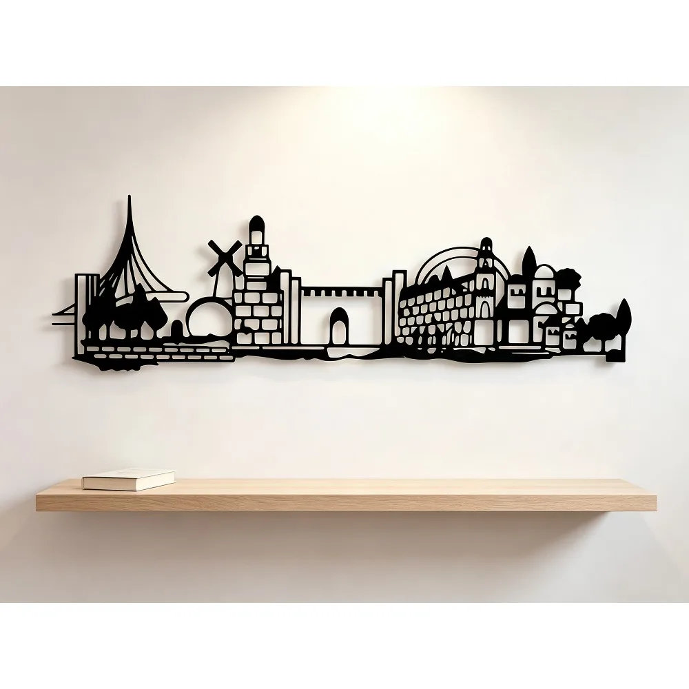 CIFBUY Iron Wall Art Jerusalem - Home Decor recension och pris