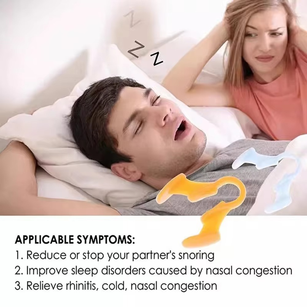 2pcs Mini Stop Snoring Device  - Anti Snore Contour Pillow recension och pris